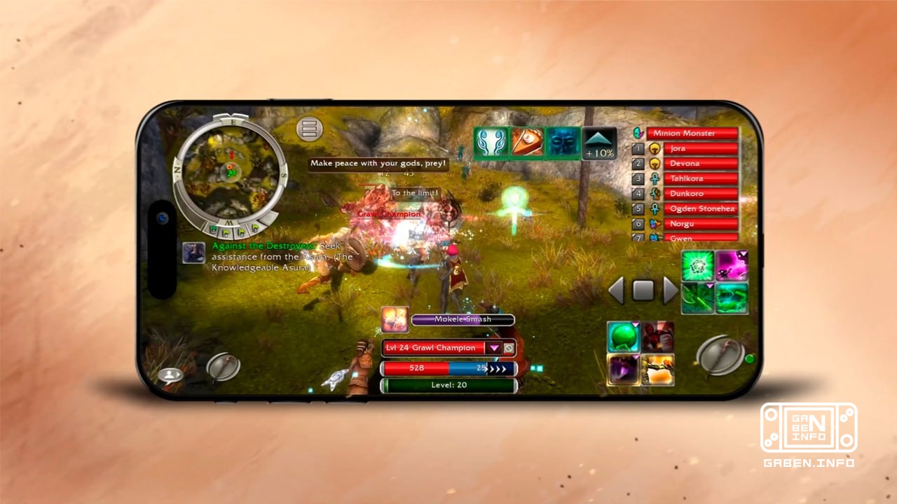 Fantasy MMORPG Guild Wars Arena will be released on iOS and Android.The launch will take place in the summer, and pre-re...