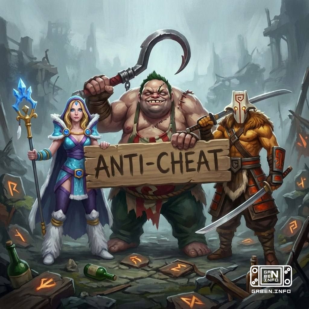 Dota began adding the Trueview anti-cheat system, which was previously used in CS Cheaters tensed up