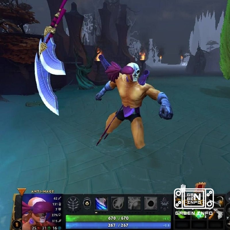 Some sets broke and received visual bugs - the anti-mage was left without pants