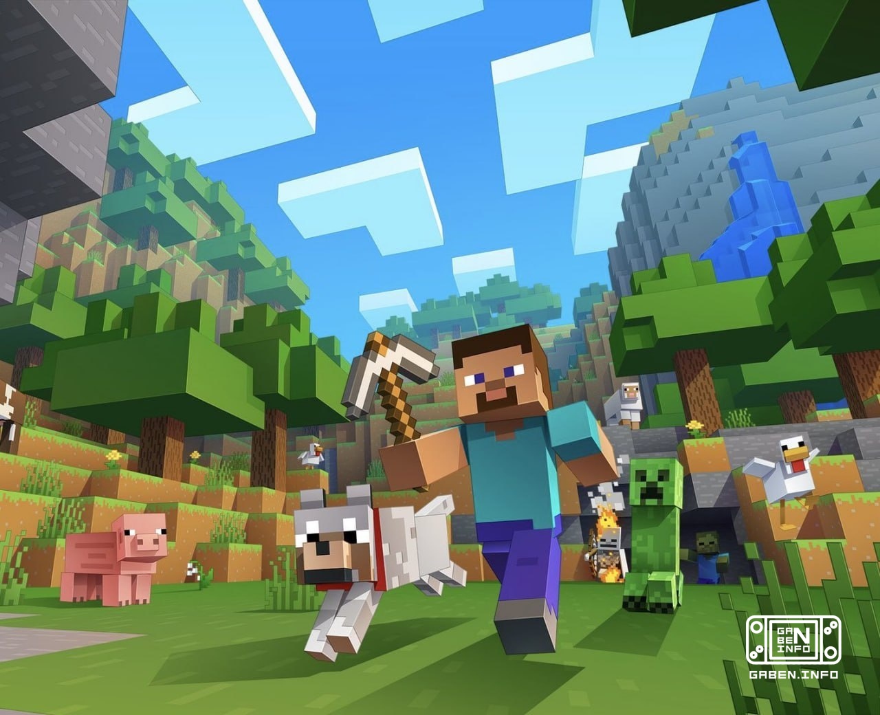 Meanwhile, Mojang was very bored at the office and they remade the Minecraft cover from Xbox One No more details, this i...