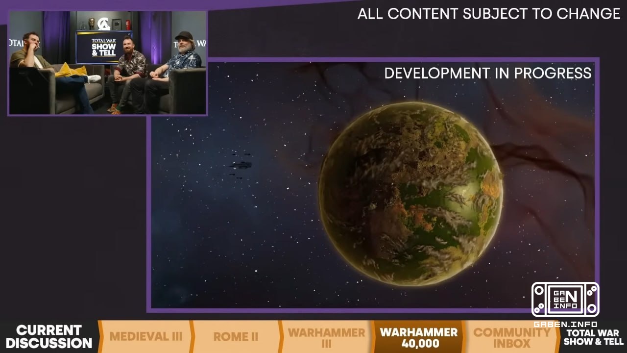 Planets in Total War: WARHAMMER 40,000 Each planet in the game will have its own detailed model that can be rotated from...