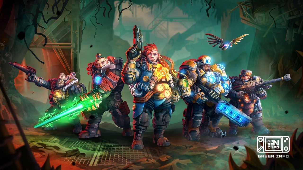 The spin-off of Deep Rock Galactic called Rogue Core received its key art. Let us remind you that the release in early a...