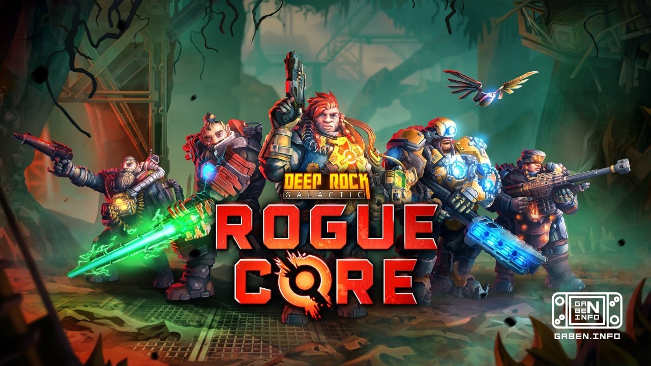 The spin-off of Deep Rock Galactic called Rogue Core received its key art. Let us remind you that the release in early a...