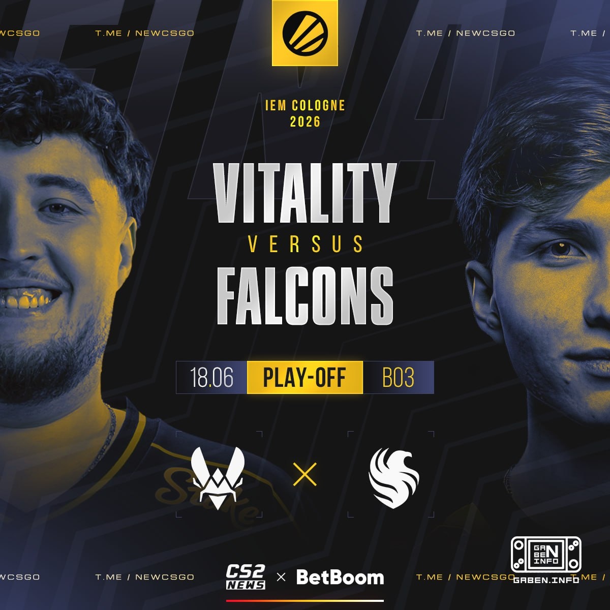 🇪🇺 Vitality will officially meet with 🇸🇦 Falcons