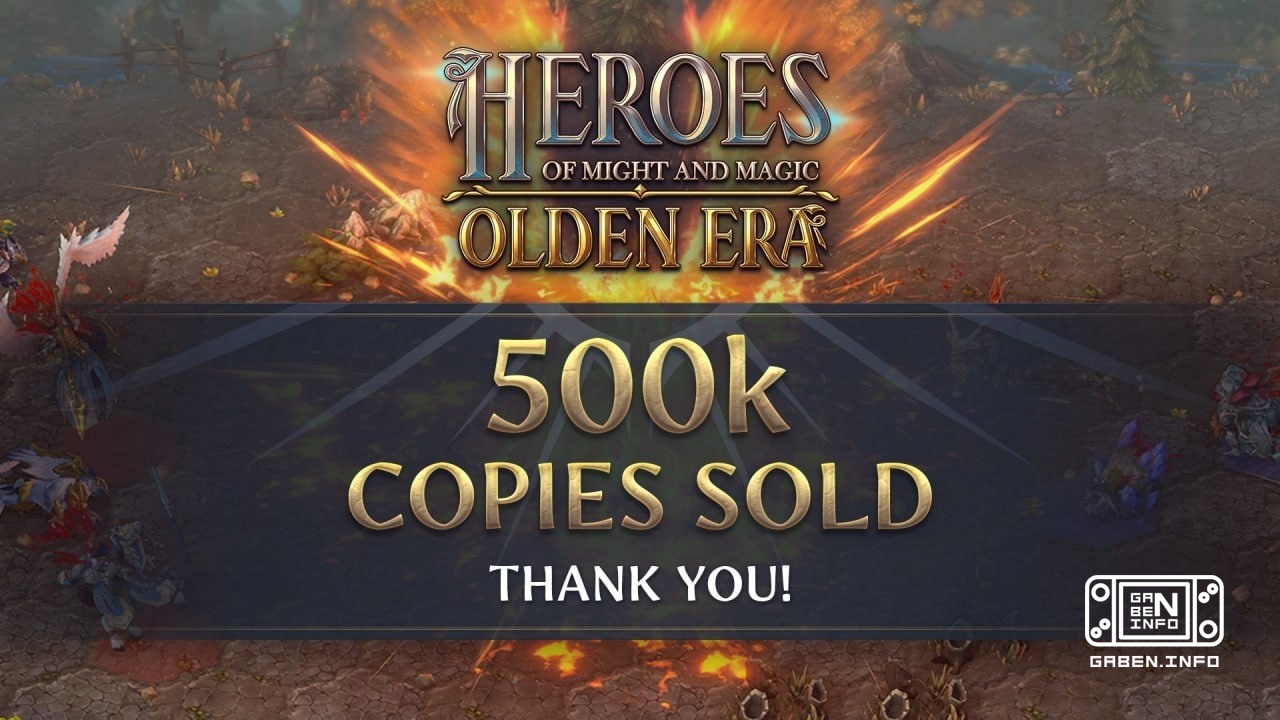 The new part of Heroes continues to set sales records - 500 thousand copies sold. At the same time, the online peak is a...