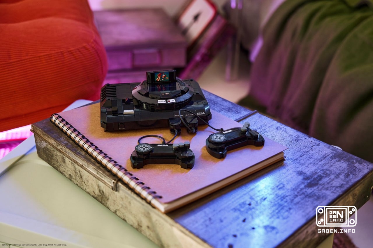 Анонсированы наборы LEGO Sega Mega Drive / Genesis. Должны появиться в продаже 1 июня.