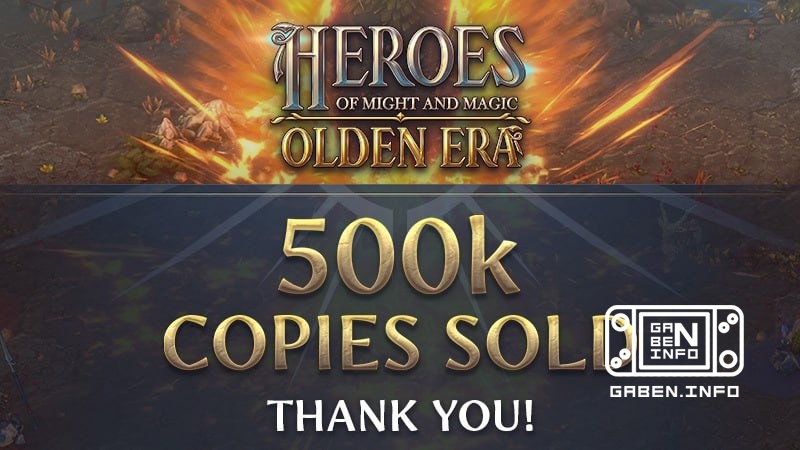 Heroes of Might and Magic: Olden Era has passed the mark of 500,000 copies sold 💰 In just 3 days after the release, the ...