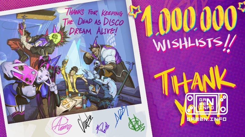 Dead as Disco has been added to wishlists by more than 1 million people. The developers said that tomorrow's early acces...