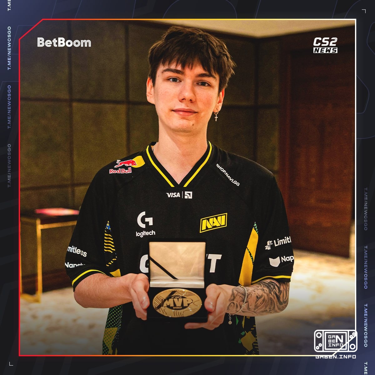 🇺🇦 w0nderful получил свою медаль MVP за 🇸🇦 IEM Atlanta