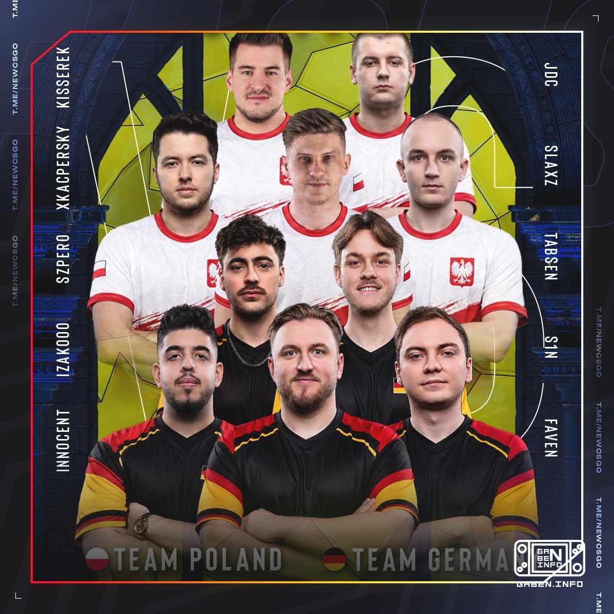 🇵🇱 Team_Poland vs 🇩🇪 Team_Germany - show match before the IEM Cologne final.