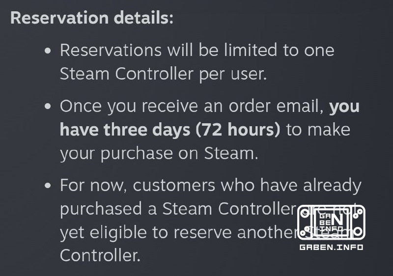 Today at 20:00 Moscow time there will be a new round of sales/reservations for Steam Controller. You can reserve the dev...