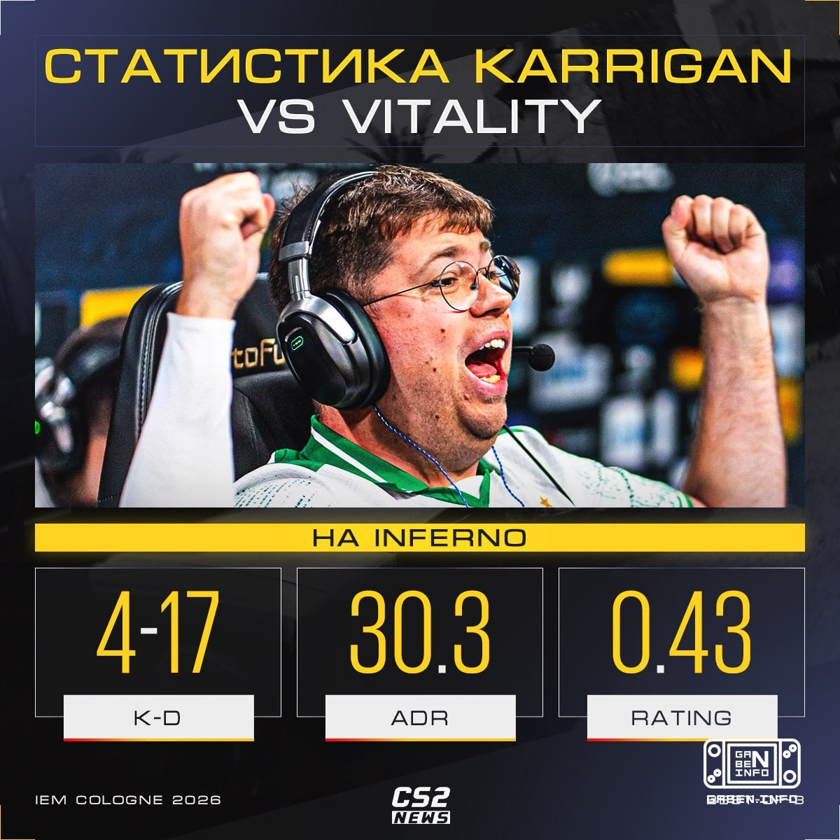 ⬇️ karrigan в прайме ⬇️