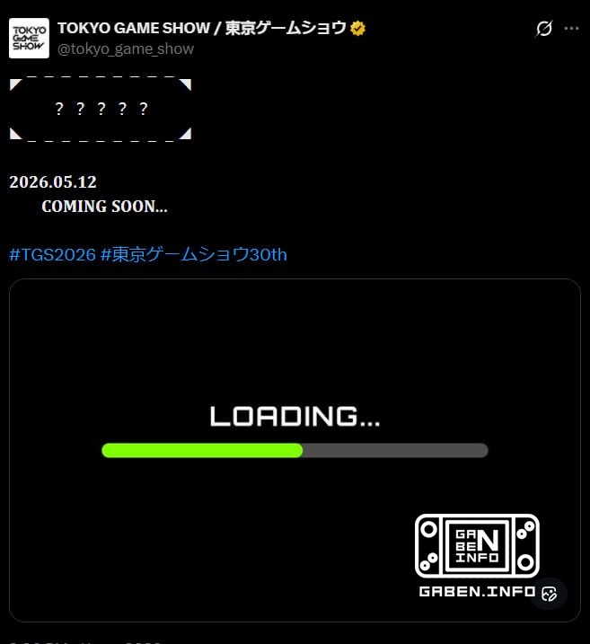 Meanwhile, Tokyo Game Show is teasing something for May 12. Apparently the announcement will be connected somehow with t...
