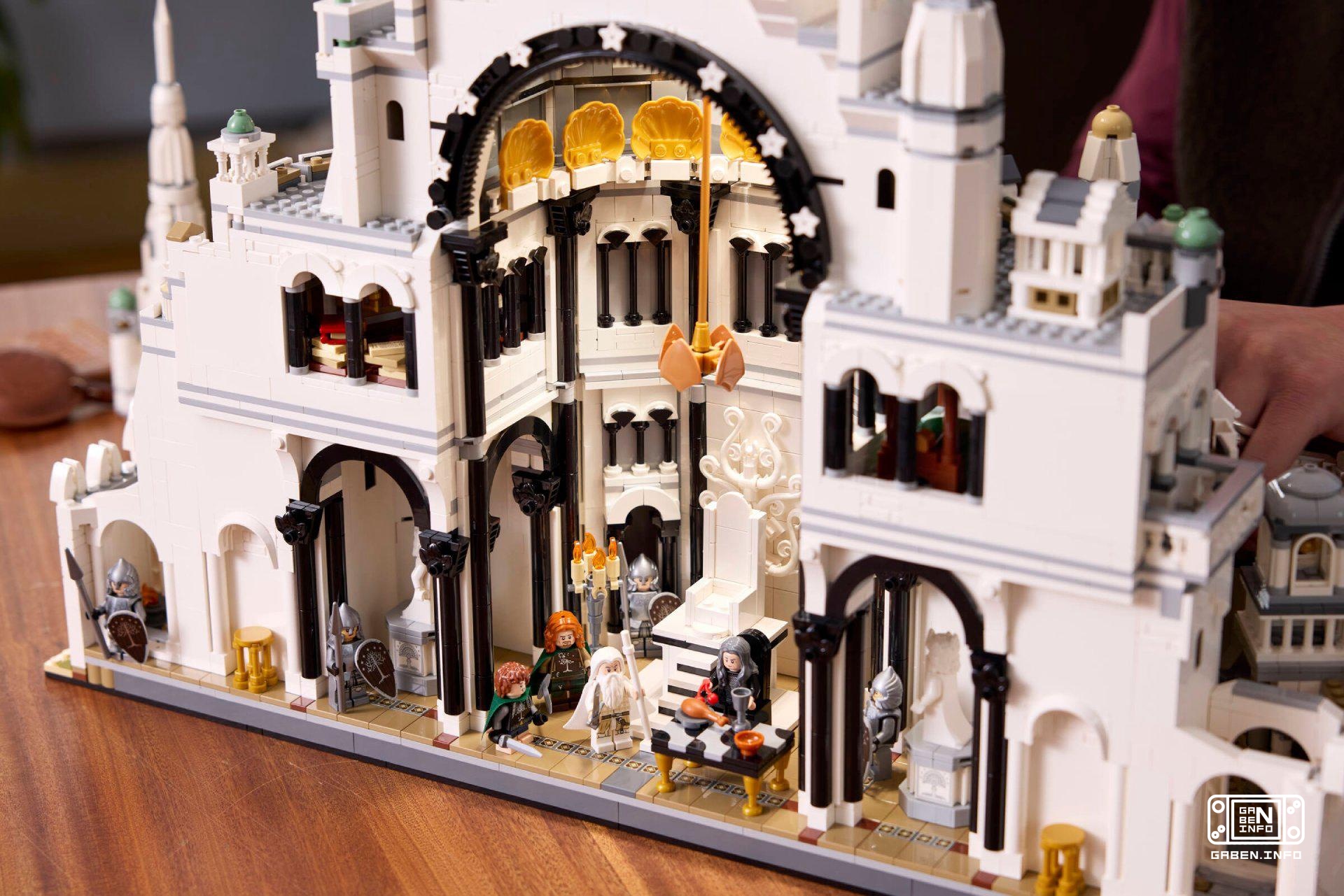 LEGO has announced its largest Lord of the Rings set yet, Minas Tirith for $649.From 8278 parts, users will be able to a...