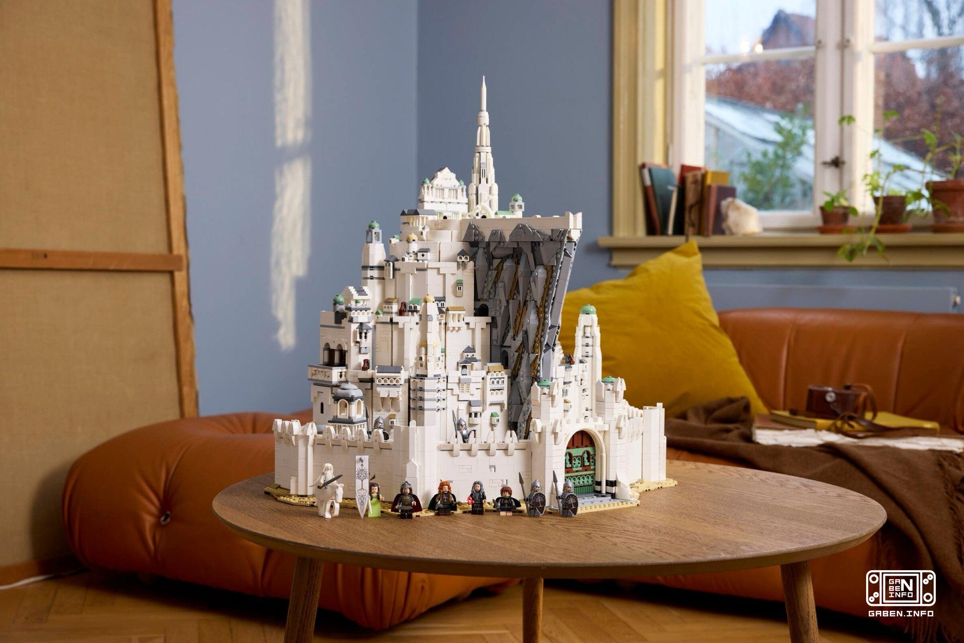 LEGO has announced its largest Lord of the Rings set yet, Minas Tirith for $649.From 8278 parts, users will be able to a...
