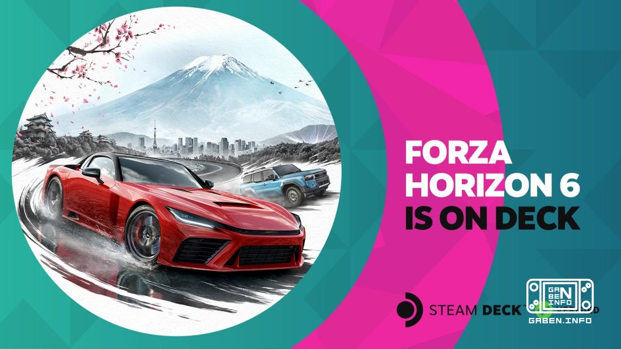 Forza Horizon 6 has been optimized for Steam Deck. The game received a compatibility plate for portable devices on its p...