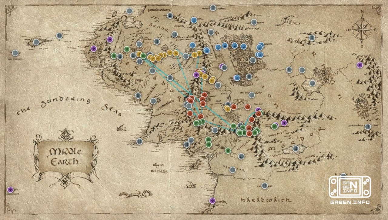 Find of the day: interactive map of Middle-earth A funny thing for fans of John Tolkien.Enthusiasts have put together an...