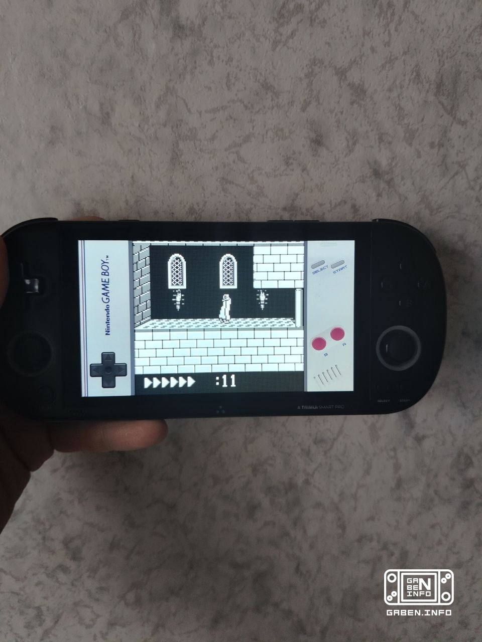 Prince of persia on gb completed.This is essentially a version like on a dandy, the same 60 minutes and 13 levels.But th...