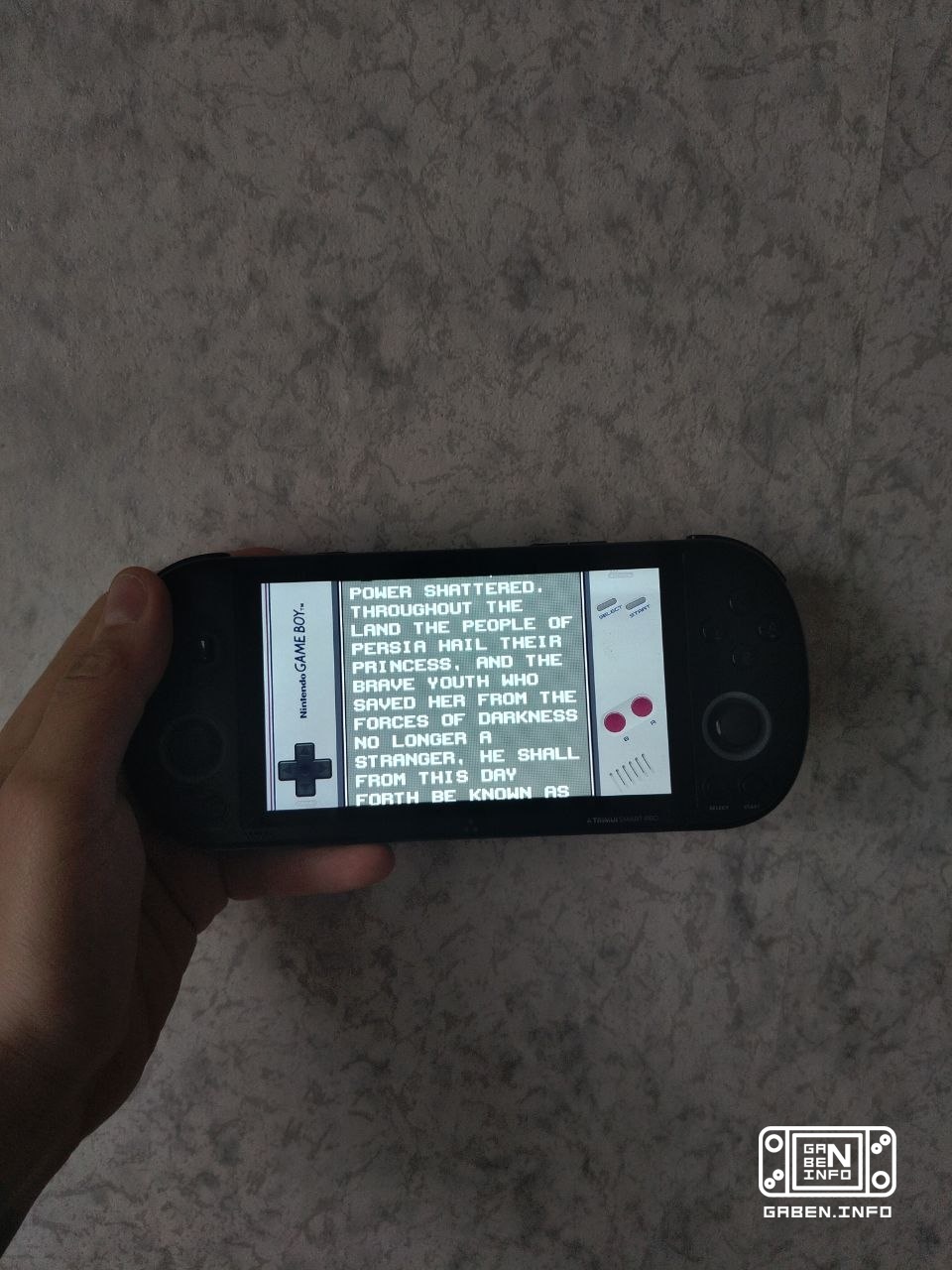 Prince of persia on gb completed.This is essentially a version like on a dandy, the same 60 minutes and 13 levels.But th...
