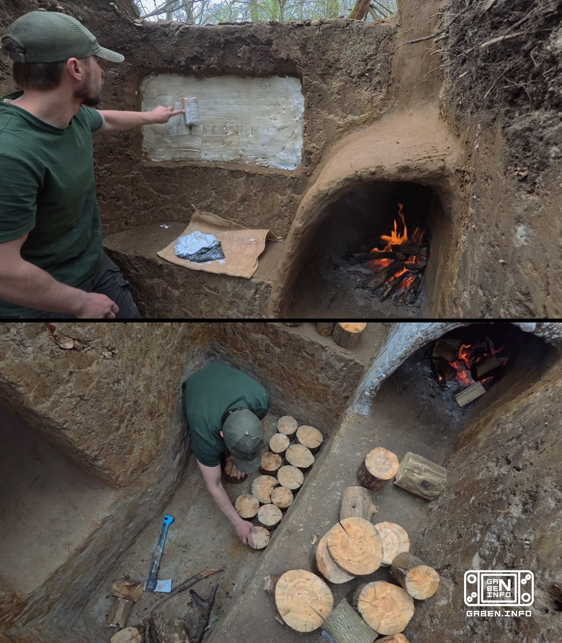 The guy went deep into the forest and built a stealth dugout there so he could quietly play PlayStation 5 while drinking...