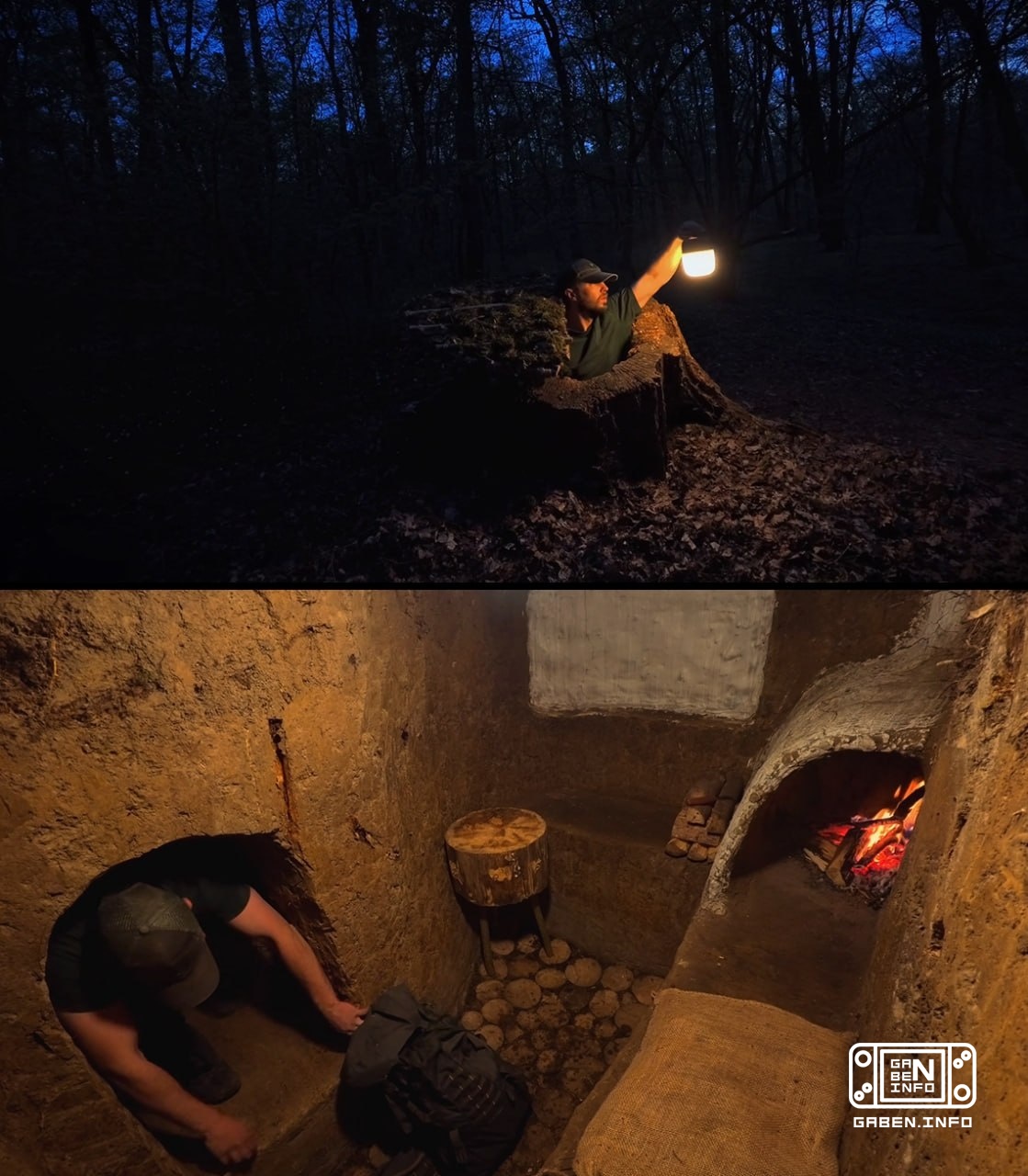 The guy went deep into the forest and built a stealth dugout there so he could quietly play PlayStation 5 while drinking...