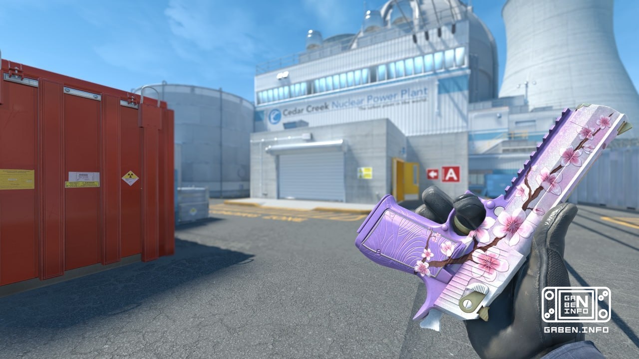 🇯🇵 Desert Eagle “Sakura” - skin from Workshop 🔫CS2 A skin for Deagle with a Japanese vibe in soft purple-pink tones appe...