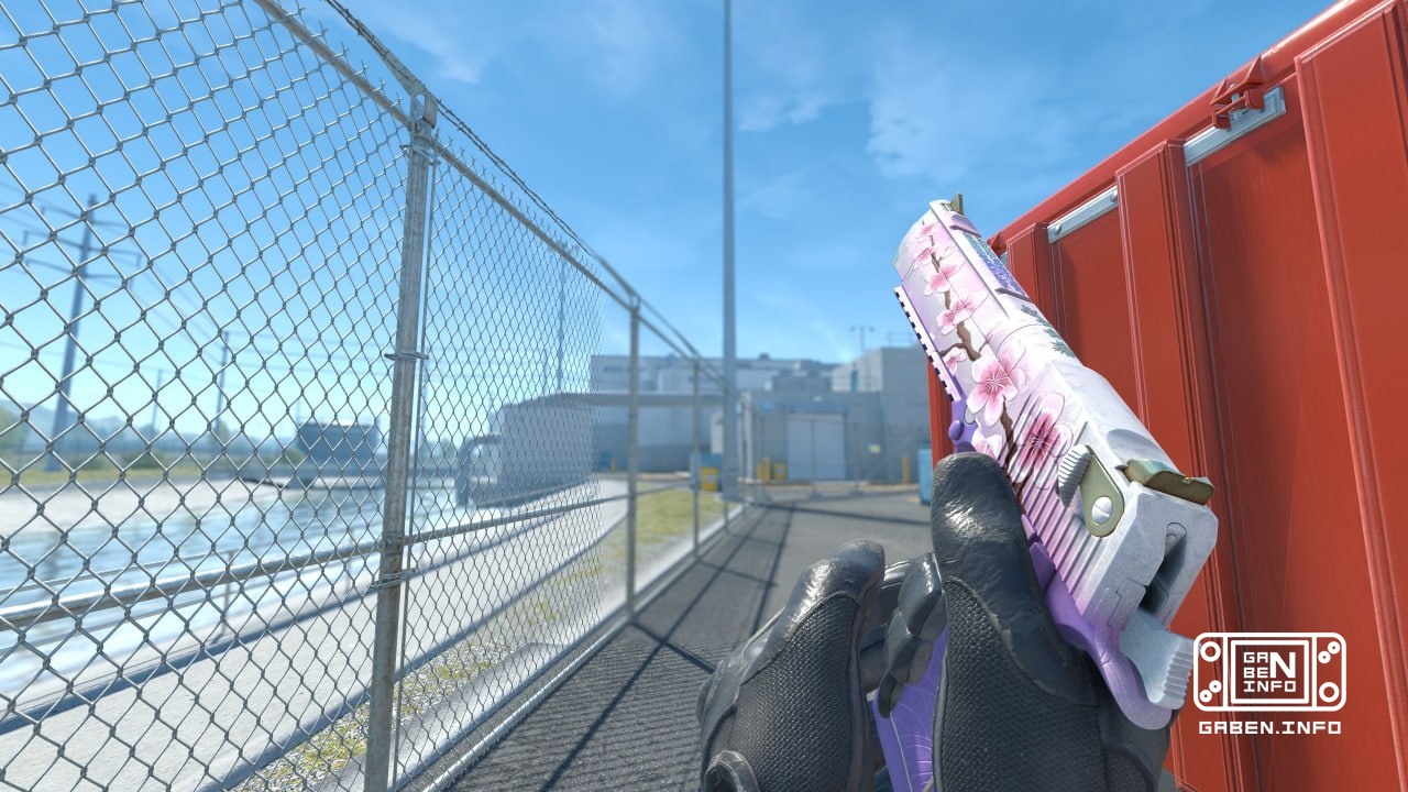 🇯🇵 Desert Eagle “Sakura” - skin from Workshop 🔫CS2 A skin for Deagle with a Japanese vibe in soft purple-pink tones appe...