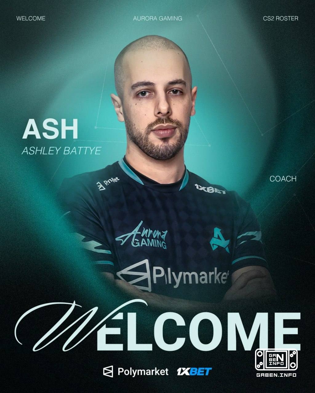 🇷🇺 Aurora представила нового тренера — им стал Ash.