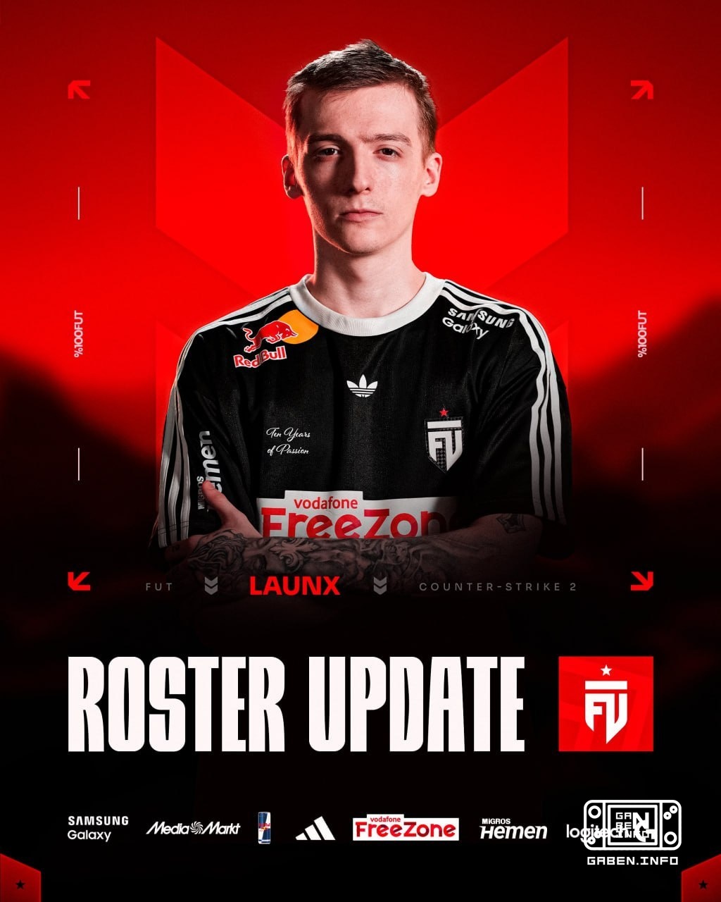 📙📙📙📙📙📙 🔄🇪🇺 В FUT Esports решафлы: 🇷🇴 lauNX покинул активный ростер.