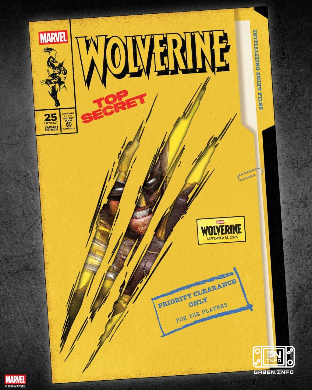 Marvel's Wolverine will appear on the cover of the Wolverine comic book The 25th volume of the comic will receive a spec...