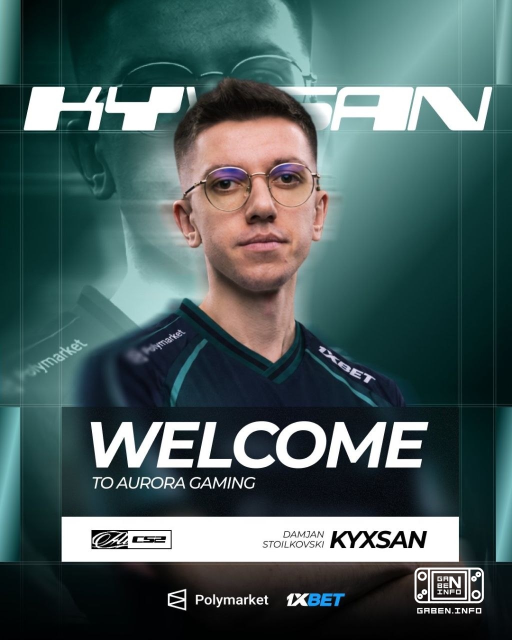 kyxsan становится новым капитаном Aurora. Состав команды на данный момент: — XANTARES — woxic — jimpphat — kyxsan — Wica...