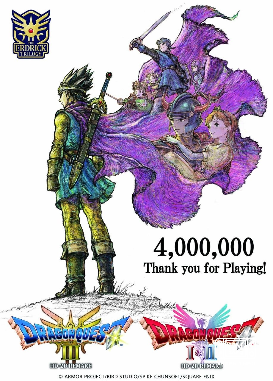 HD-2D ремейки трилогии Dragon Quest продались тиражом в 4 миллиона копий Если хотели познакомиться с серией, то сейчас и...