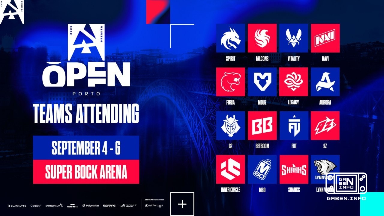 🇩🇰 Full list of participating teams at 🇵🇹 BLAST Open Porto 🔲 The group stage will be held in Copenhagen from August 26 t...