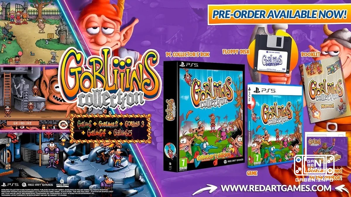 The cult series of quests Gobliiins has received a new life. Publisher Red Art Games has released the first 5 games in t...