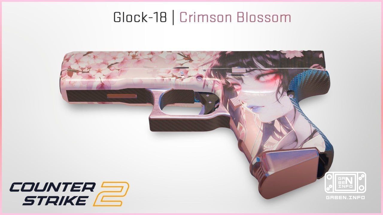 Anime stork😍 In the Steam workshop, perhaps one of the most delicate and at the same time deadly skins appeared - Glock-...