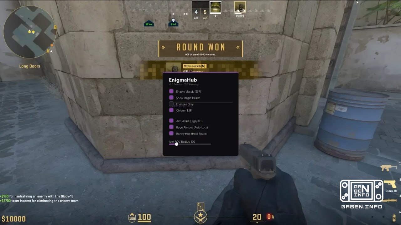 🧠 YouTuber cho biết đã tạo cheat cho CS2 bằng AI Blogger Enigma đã quyết định kiểm tra khả năng của mạng lưới thần kinh ...
