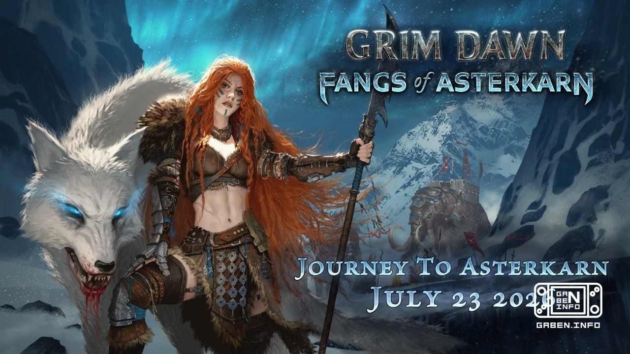 Fangs of Asterkarn, an expansion for Grim Dawn, will be released on July 23. The DLC, inspired by Norse mythology, will ...