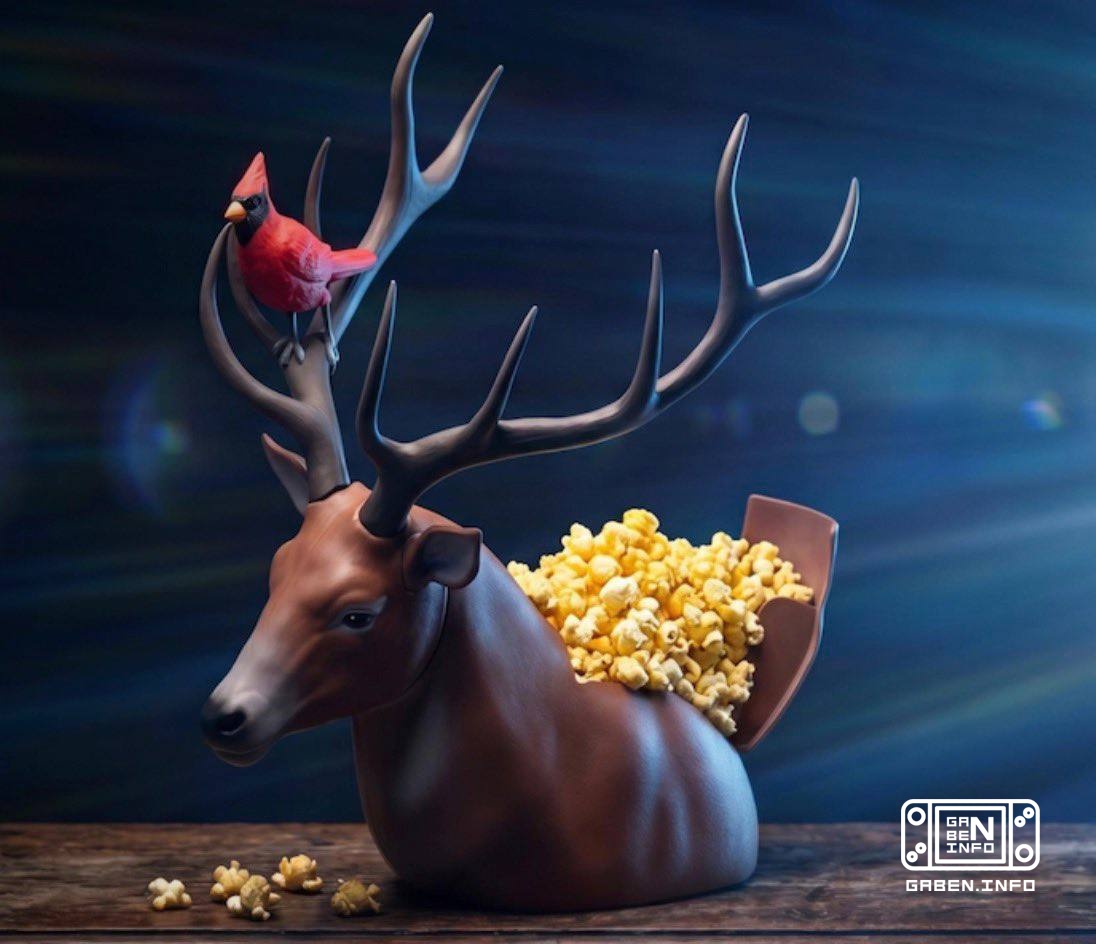 The popcorn bucket craze in the US continues: this is what the bucket for Spielberg's "Day of Disclosure" looks like.Per...