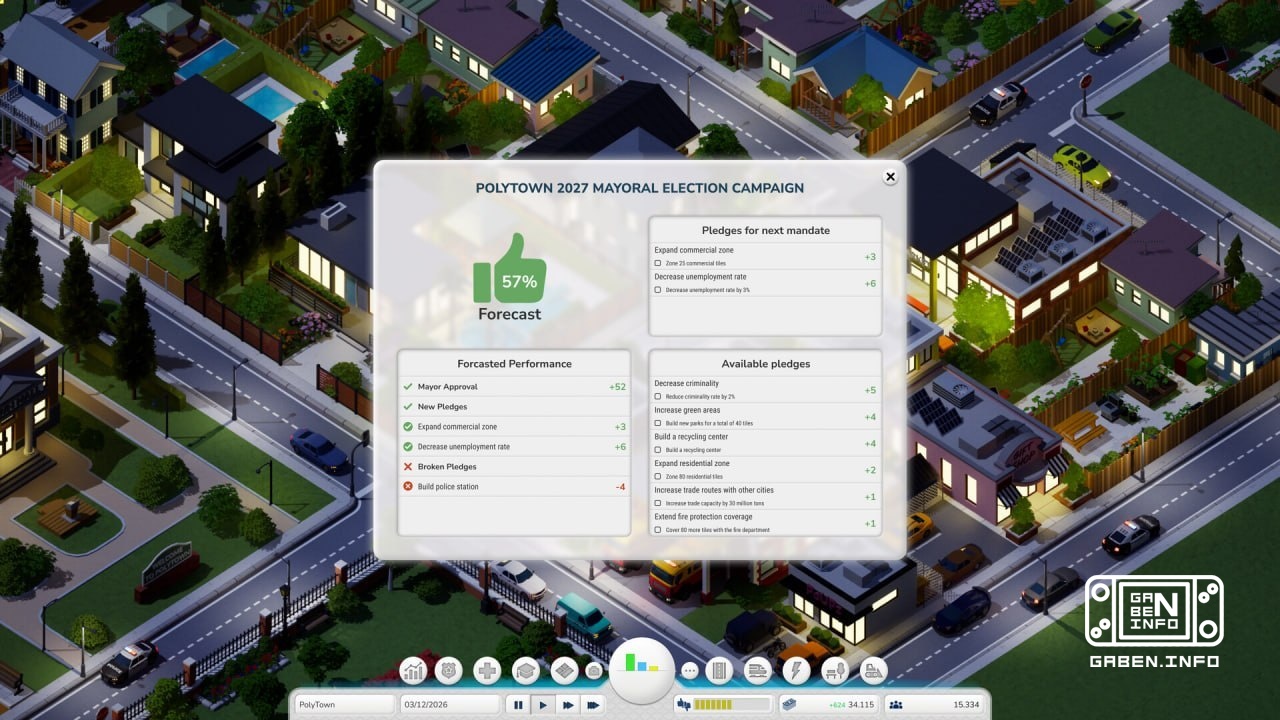 In development PolyTown: a neat looking classic city builder PolyTown is a city planning strategy in low poly style from...