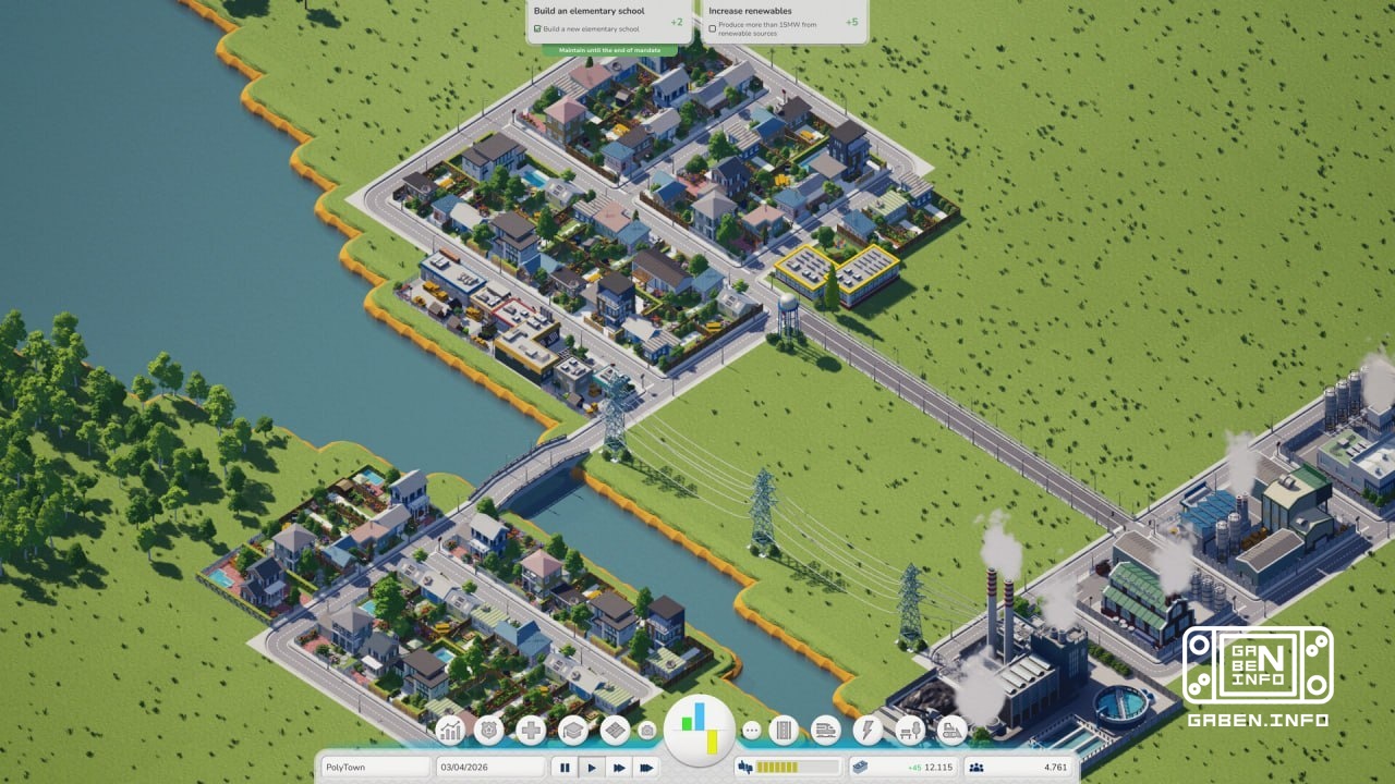 In development PolyTown: a neat looking classic city builder PolyTown is a city planning strategy in low poly style from...