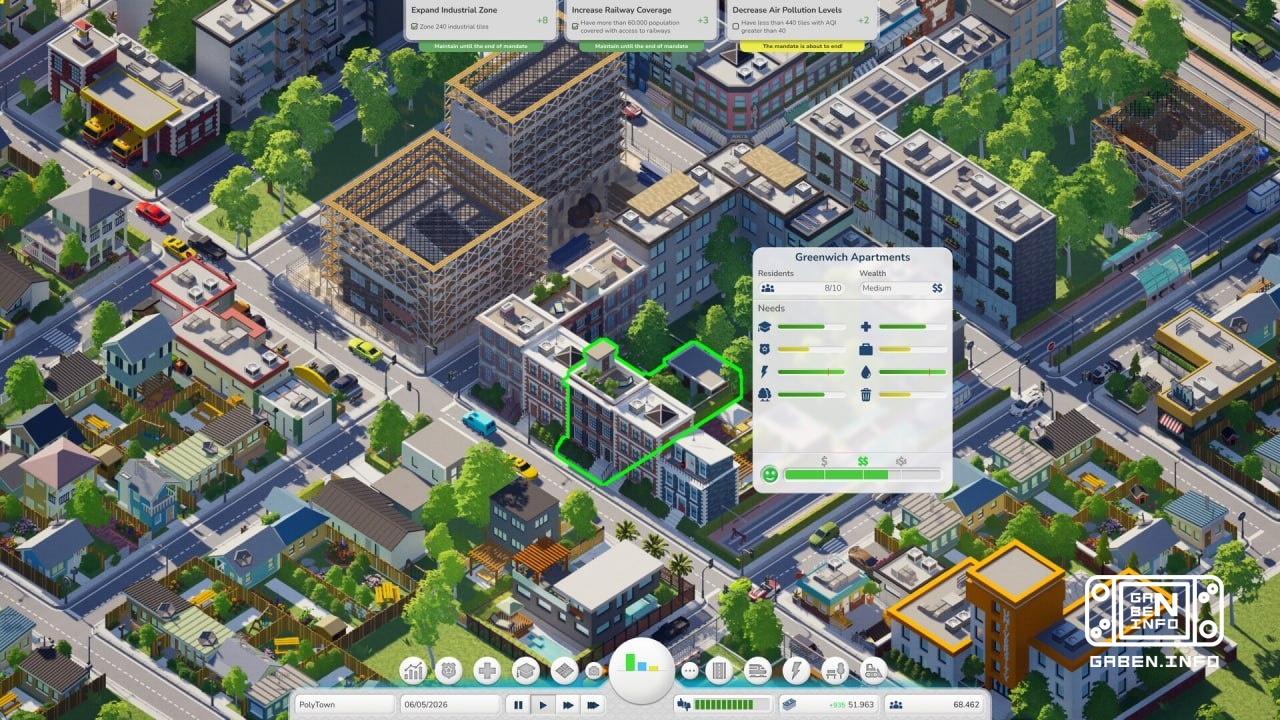 In development PolyTown: a neat looking classic city builder PolyTown is a city planning strategy in low poly style from...