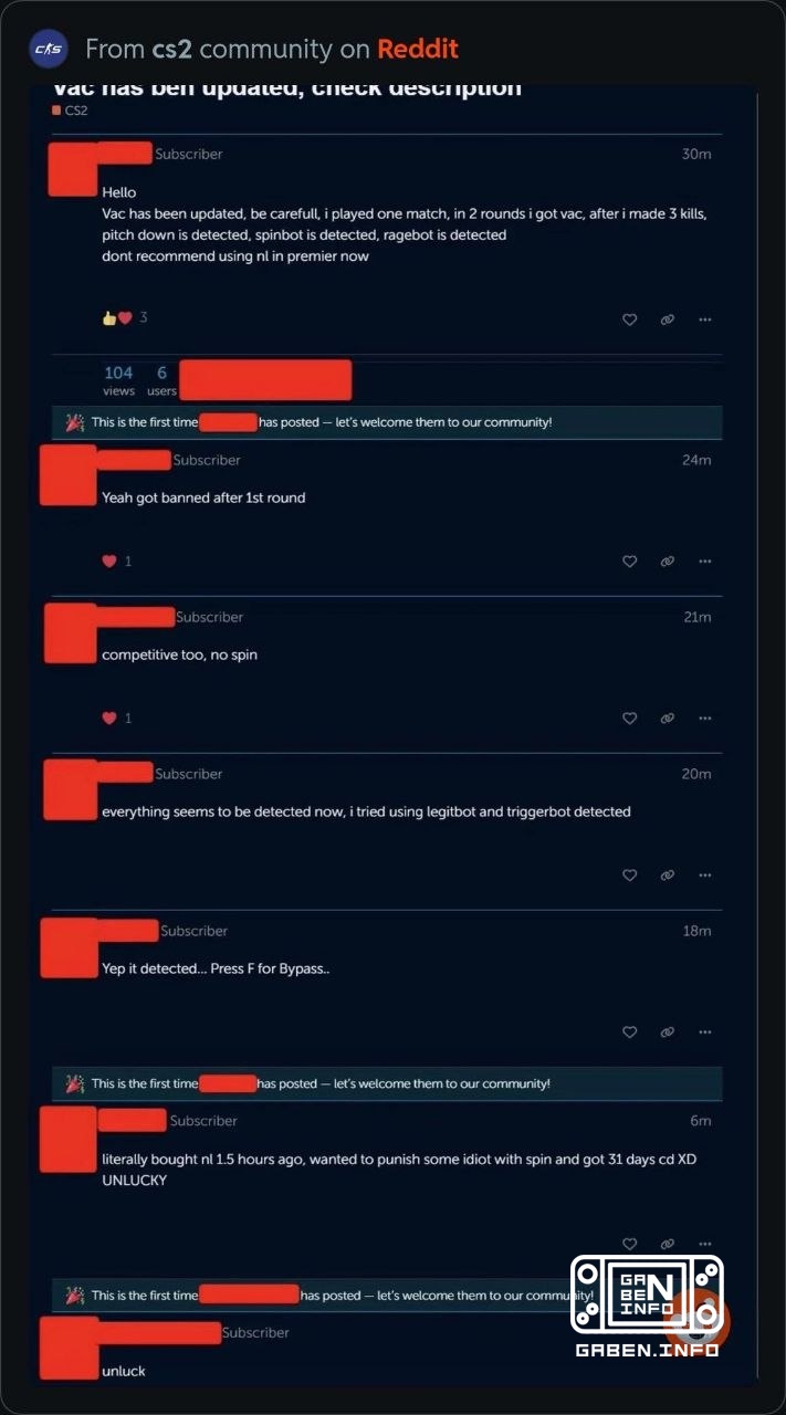 Valve немного починили VAC. Пользователь Reddit Zestyclose_Bench4253 поделился информацией о том, что VAC Live был обнов...