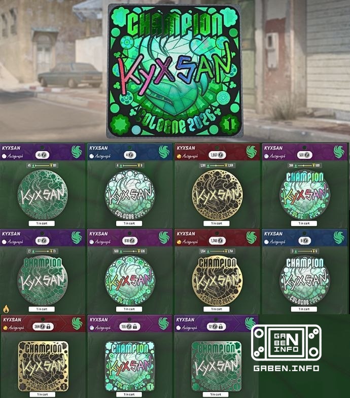 How easy it is to get 11 stickers from a major.