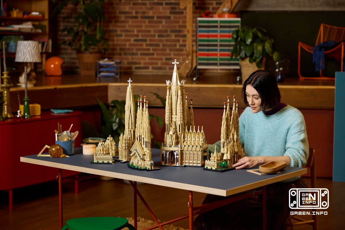 LEGO анонсировала набор с испанским храмом Святого Семейства — свой самый большой комплект из 12 тысяч деталей. В продаж...
