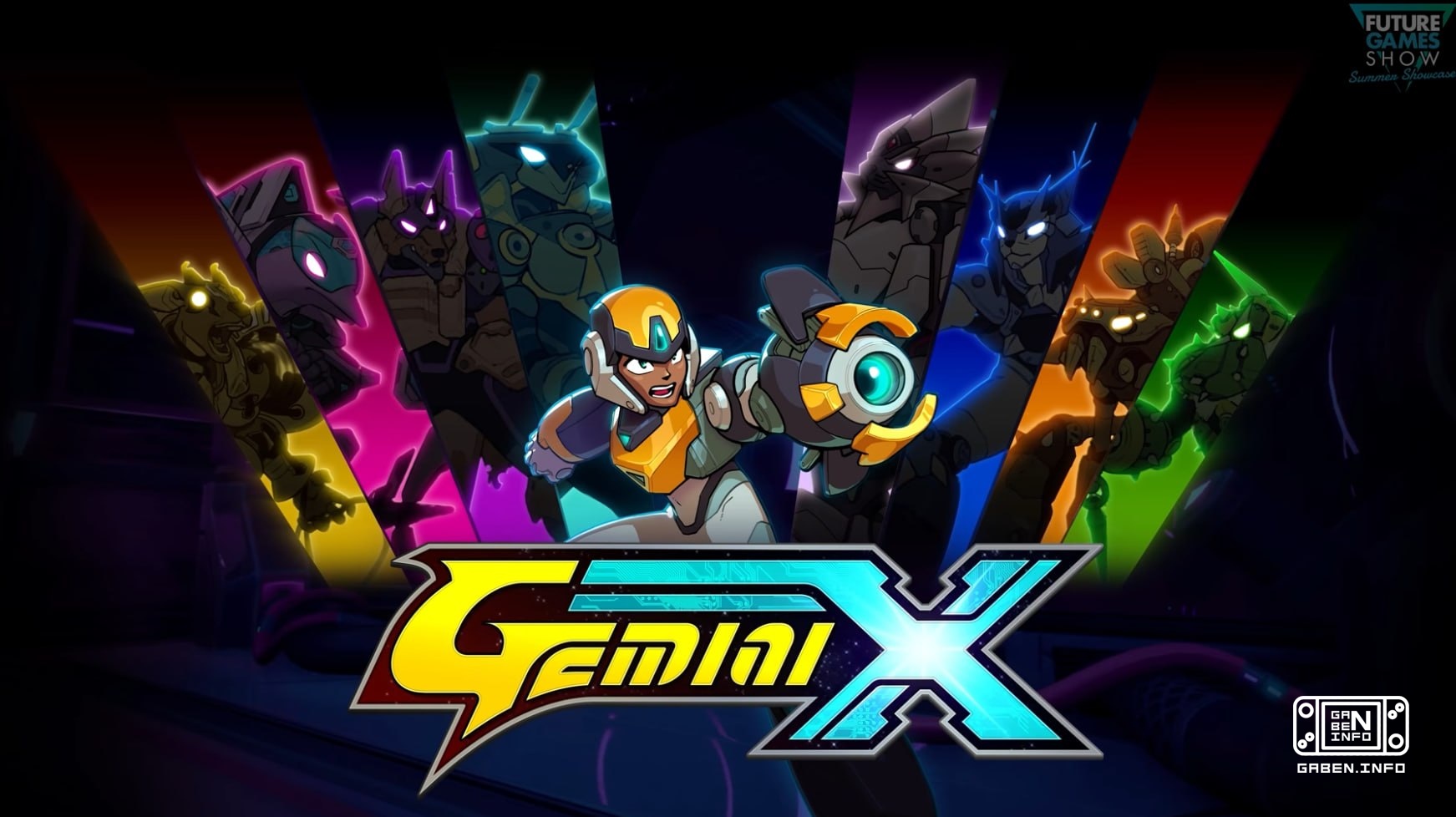 A black Mega Man who fights against mechanical furries has been announced - Gemini X Release - someday.