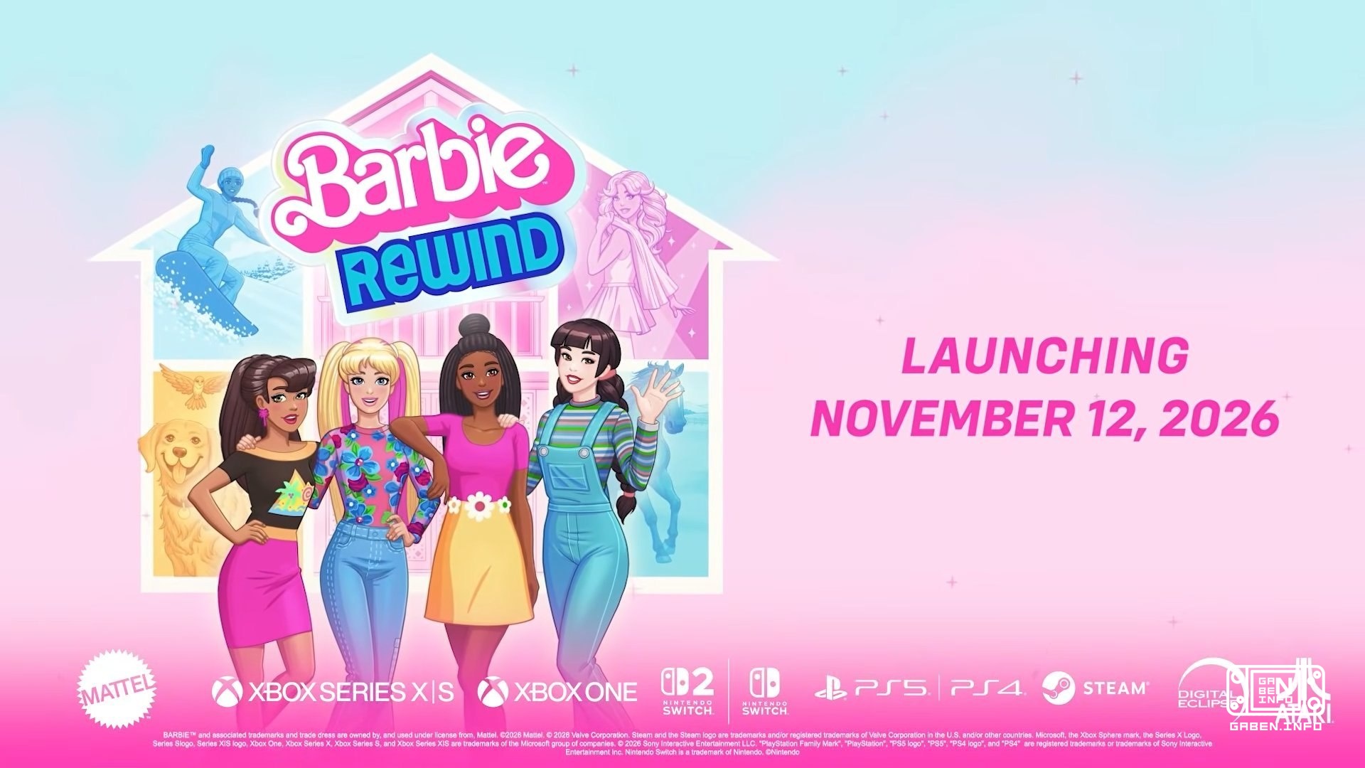 Наконец-то... достойный соперник: сборник Barbie Rewind c 16 классическими играми по бренду Barbie выйдет 12 ноября Take...