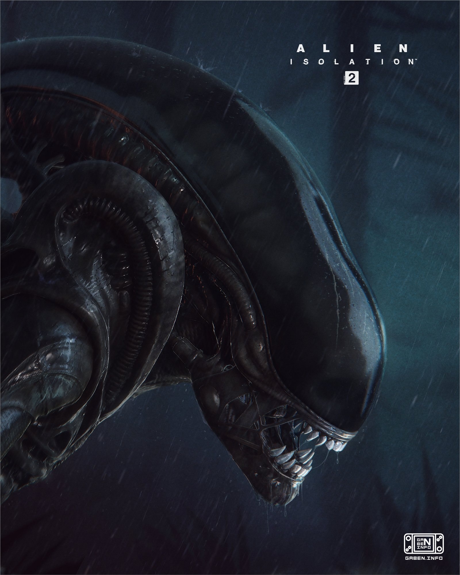 Alien from the so-called video game Alien Isolation Part 2 You will be able to run away from the scary monster next year...