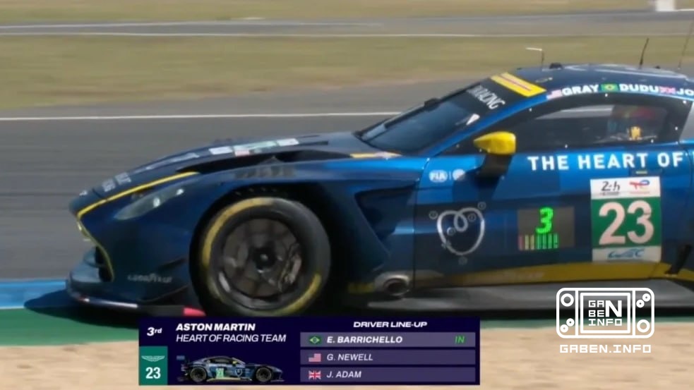 Gabe's son finished the 24 Hours of Le Mans in... third place During the entire race, the crew made 33 pit stops and com...
