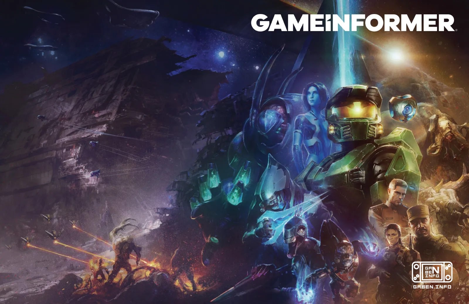 OH MY MY : Une couverture incroyablement belle pour le prochain numéro de Game Informer sur Halo : Campaign Evolved. Le ...