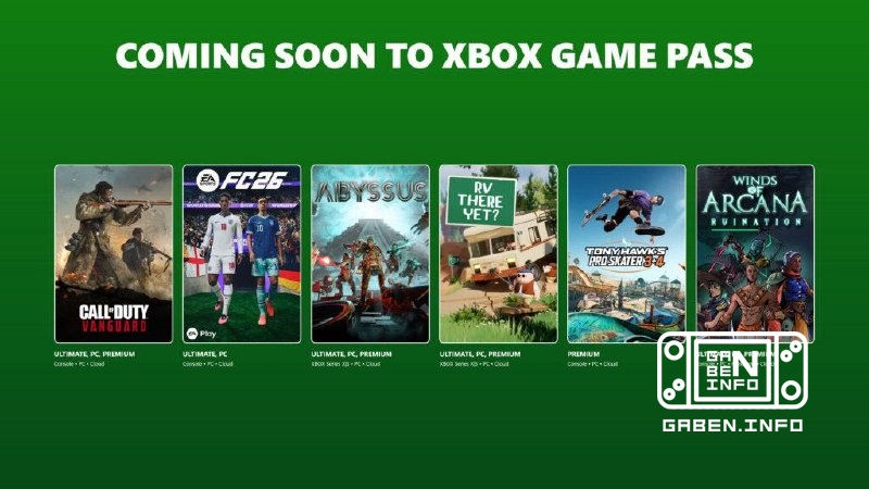 Games on XBOX Game Pass in the second half of June 2026 Already available: • Junkster (Cloud, Xbox Series X|S, Handheld ...